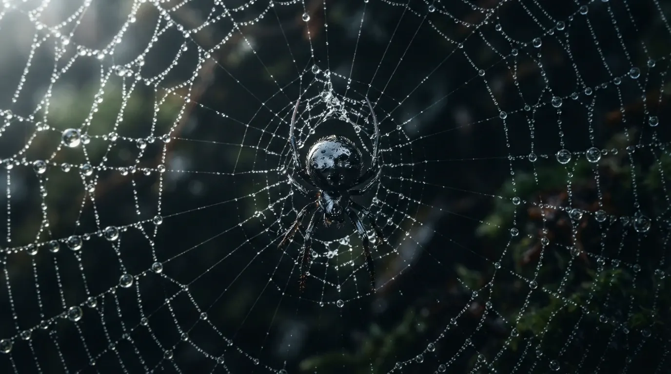 Close-up of a spider commonly found in Canberra homes